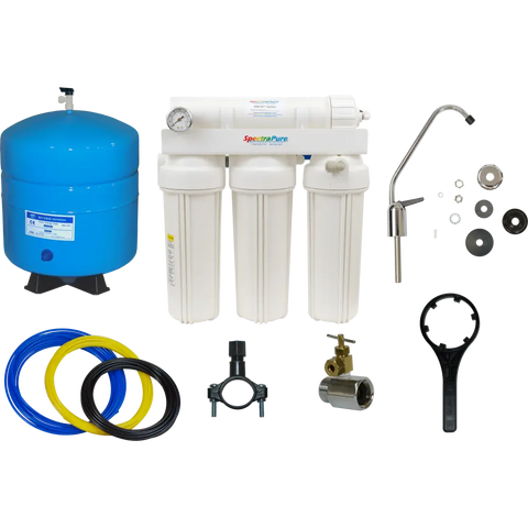 SpectraPure DWS-90 under-sink reverse osmosis system — full kit with components