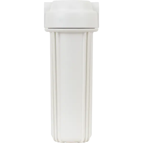 10" Solid White Filter Housing, 0.25 inch FPT Ports - HSG-F-4-#10-WHT Spectrapure