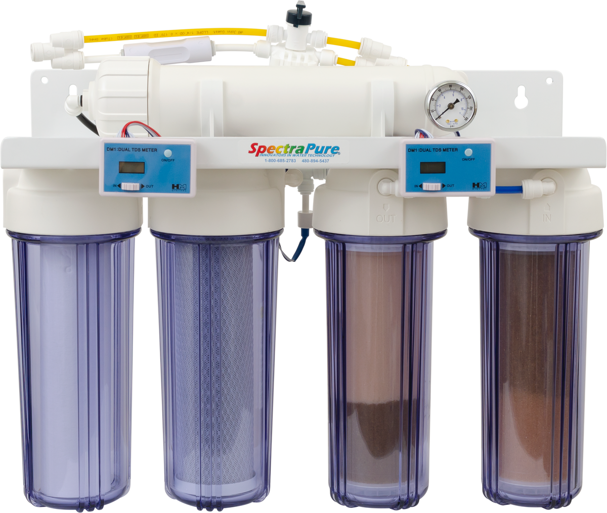 MaxCap® Manual Flush Aquarium RO/DI System — 90/150 GPD