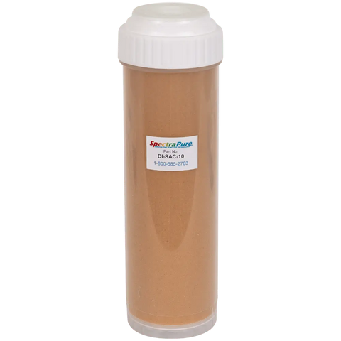 Refillable Strong Acid Cation DI Cartridge 10" - DI-SAC-10 Spectrapure