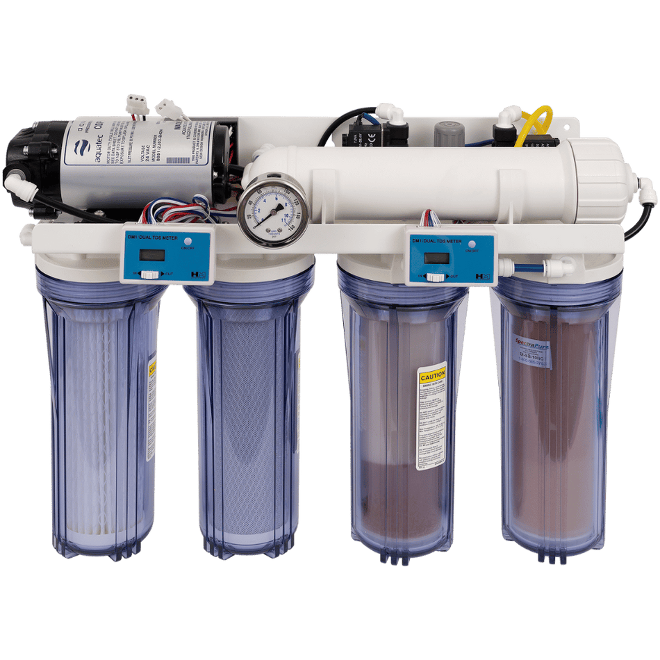 SpectraPure® MaxCap ® 1:1 Ultra High Efficiency 100GPD RO/DI System