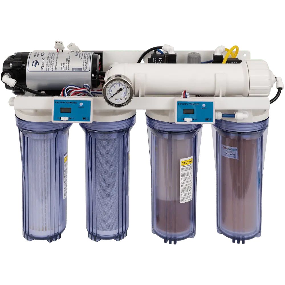 SpectraPure® MaxCap ® 1:1 Ultra High Efficiency 100GPD RO/DI System Spectrapure