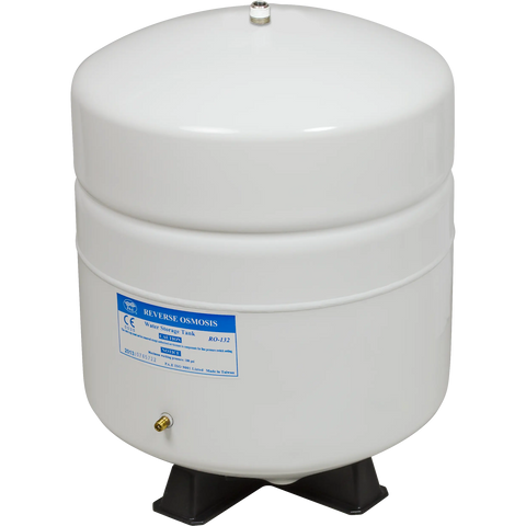 Steel Bladder Tank 4 Gal 3.1 Gal Cap 0.25" MPT 10.8" x 14" -TANK-SN04-4 Spectrapure