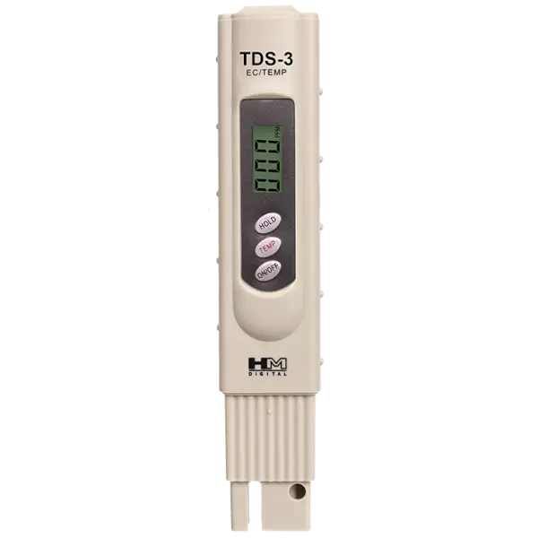 HM Digital TDS-3 Handheld TDS Meter - 0-9990 ppm -MTR-TDS-TDS3 Spectrapure