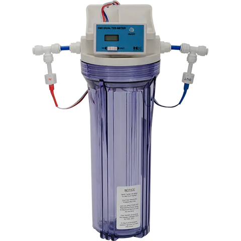 SpectraPure Single Position 10 inch Housing Assembly with TDS Meter - FA-1STA-MTR-10 - SpectraPure