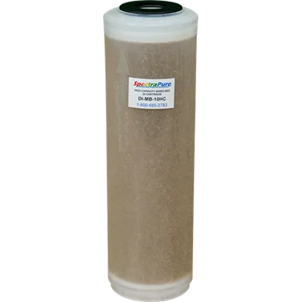 SpectraPure‚ Mixed-Bed DI Cartridge - Non-Color-Indicating Super DI - 10" - Spectrapure
