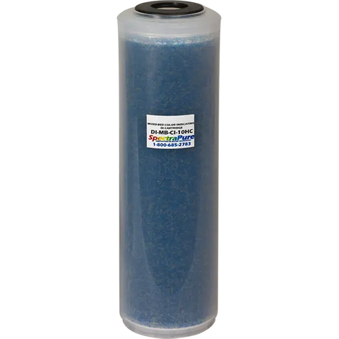SpectraPure‚ Mixed-Bed DI Cartridge - Color-Indicating Super DI - Standard 10" - Spectrapure