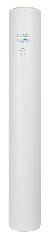 High Performance Mixed Bed DI Cart, 3in dia x 20in L - SpectraPure