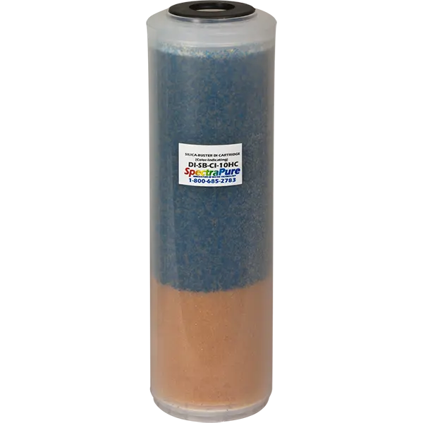 SpectraPure‚ SilicaBuster¢„¢ DI Cartridge - Color-Indicating - SuperDI DI-SB-CI-10HC - Spectrapure