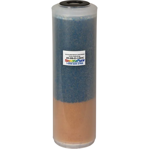 SpectraPure‚ SilicaBuster¢„¢ DI Cartridge - Color-Indicating - SuperDI DI-SB-CI-10HC - Spectrapure
