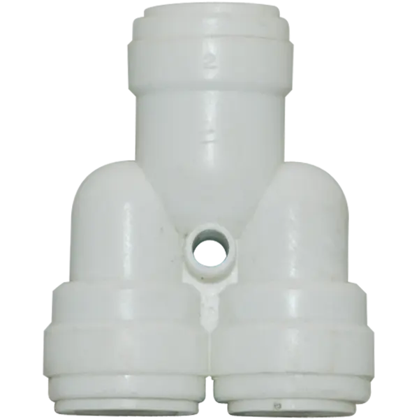 Tee Union - 3/8" Tubing Quick-Connect - Acetal - Spectrapure
