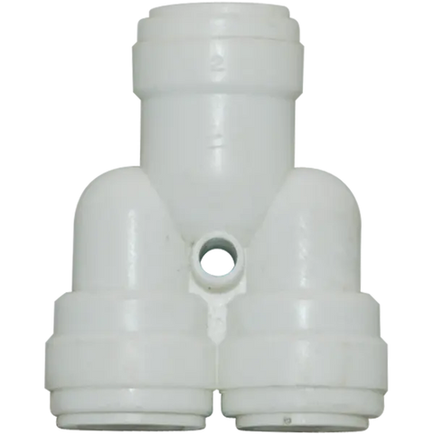 Tee Union - 3/8" Tubing Quick-Connect - Acetal - Spectrapure