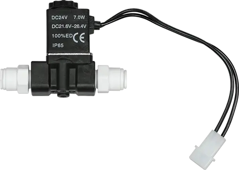 Solenoid Valve - 24VDC with 1/4" Push Connect Fittings - SpectraPure