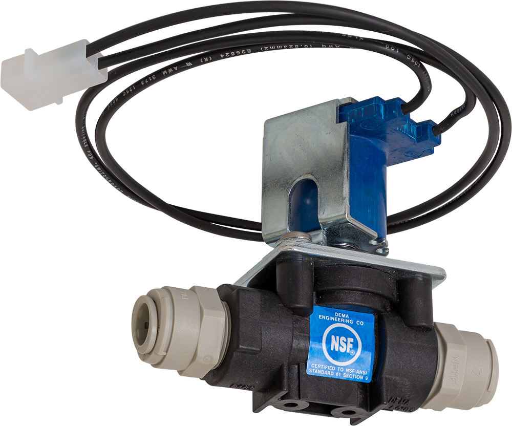 Solenoid Valve Assembly with 3/8" Quick Connect Fittings, 24VAC DEMA - SpectraPure