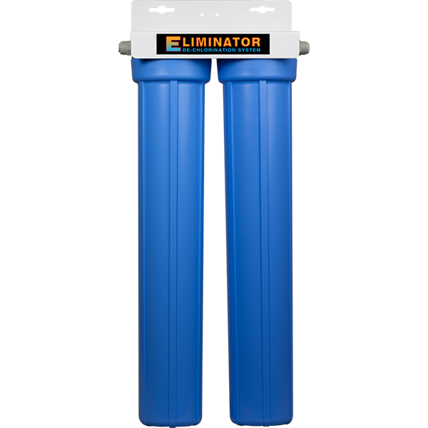 SpectraPure Eliminator Dechlor  2 Stage 20" Dual Carbon Dechlorination Filter System - Spectrapure