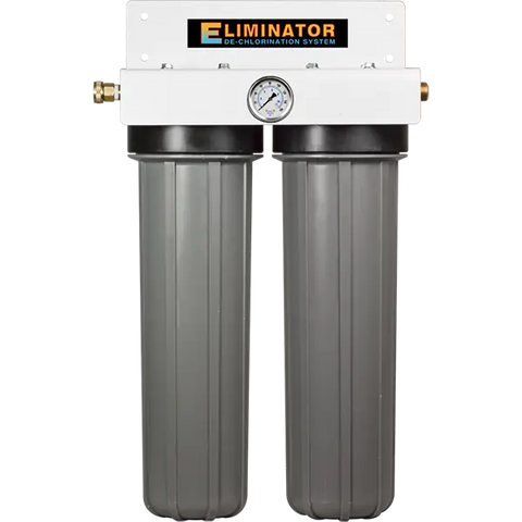 SpectraPure Eliminator Dechlor 2 Stage 20" Big-Grey Dual Carbon Dechlorination Filter - Spectrapure