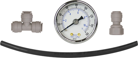 Pressure Gauge Kit with 0.25" Push Fittings - SpectraPure