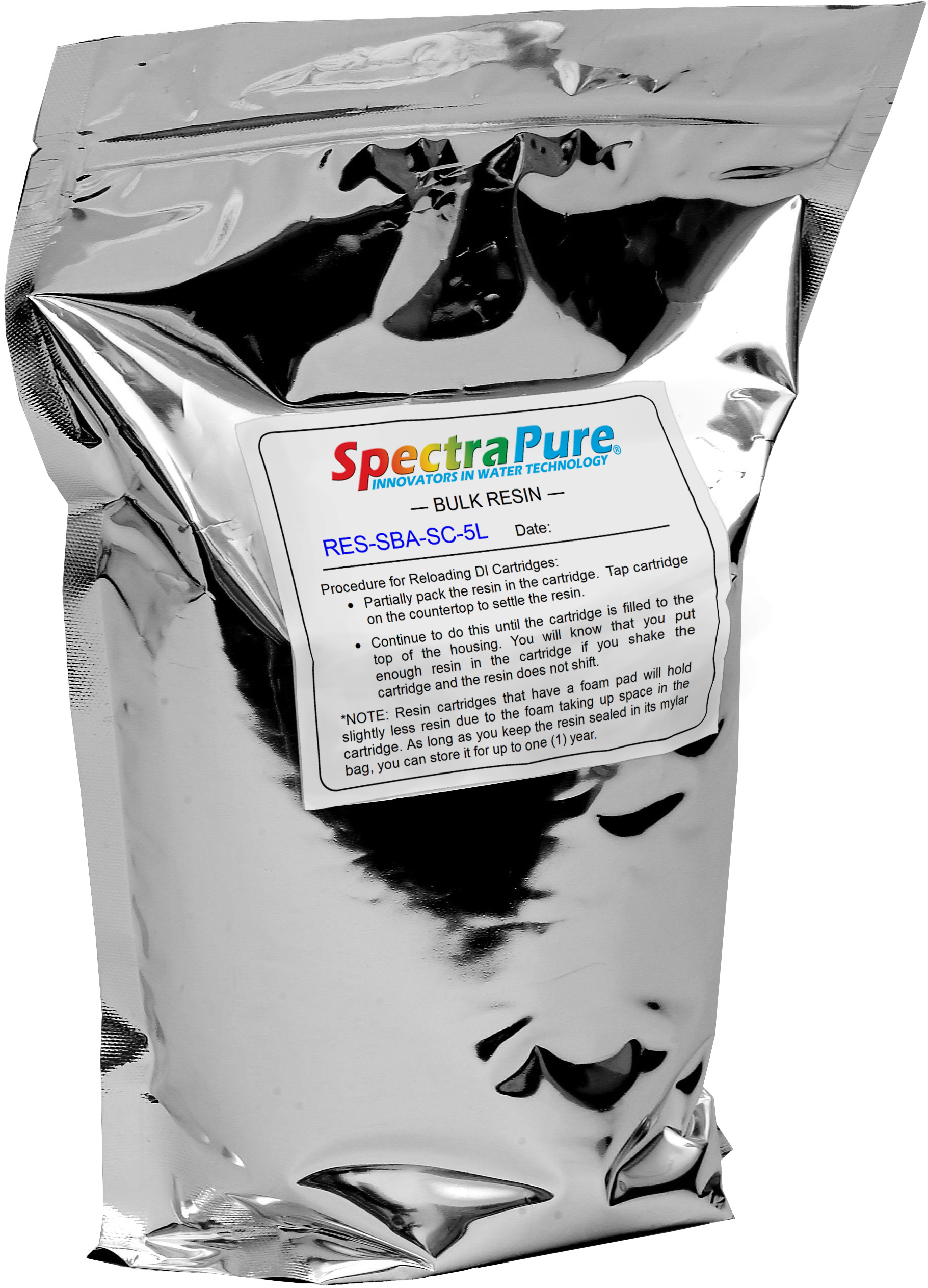 SpectraPure® Anion Semiconductor DI Resin - Bulk Bags - RES-SBA-SC –  SpectraPure, Inc.