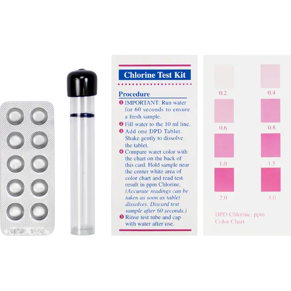 Total Chlorine Test Kit with 10 tablets - Spectrapure