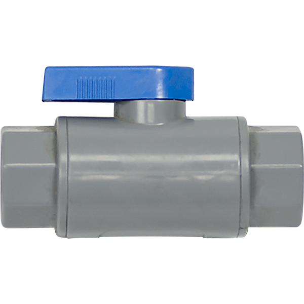 2 Way PVC Ball Valve 0.25 inch FPT Fittings V BALL 2W 4