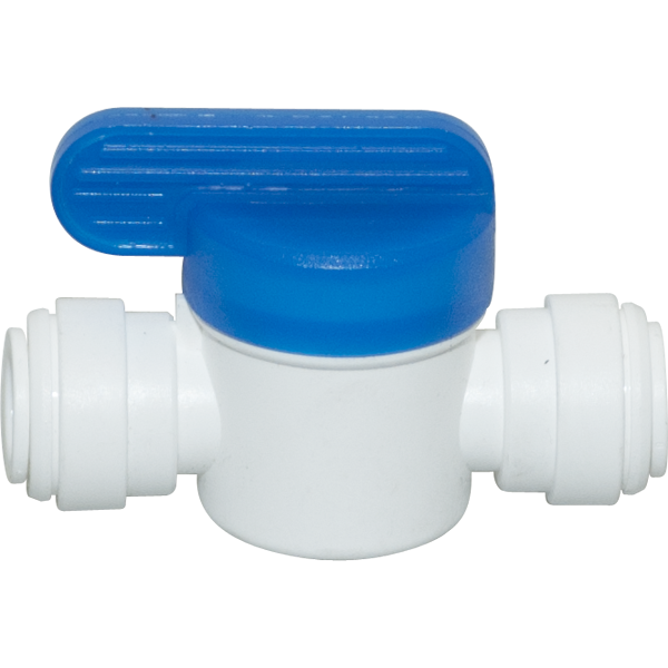 2 Way Acetal Ball Valve with 3/8 inch Quick-Connect Fittings - Spectrapure