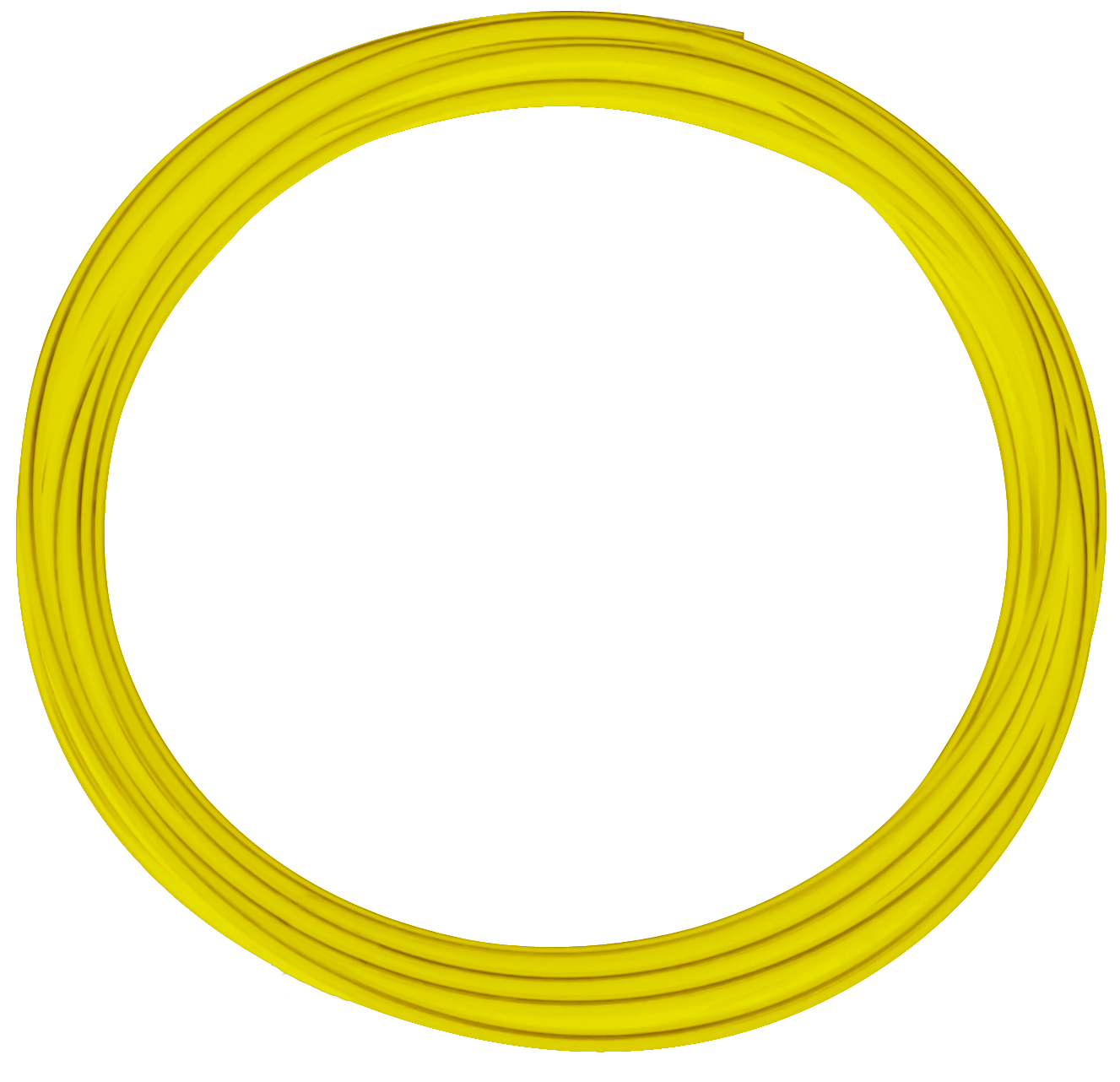 0.35 inch OD Yellow Polyethylene Tubing - SpectraPure