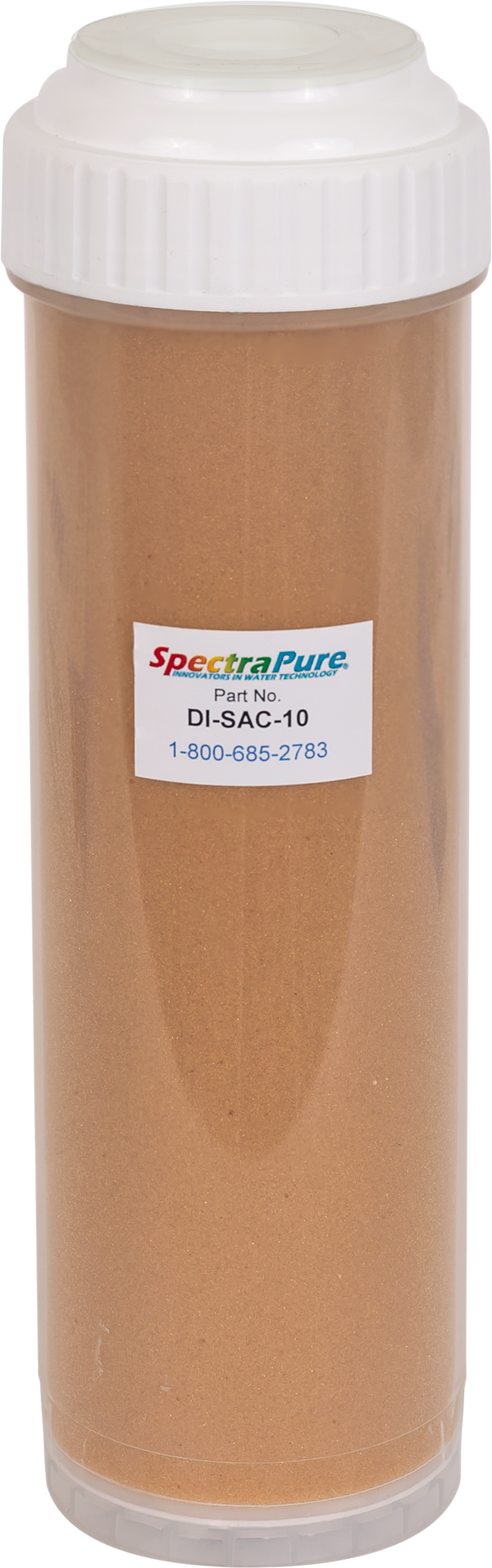 Refillable Strong Acid Cation DI Cartridge 10" DISAC10