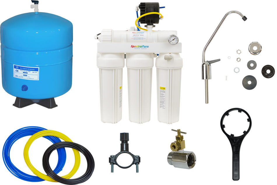 SpectraPure® 90GPD Drinking Water System w/ Permeate Pump