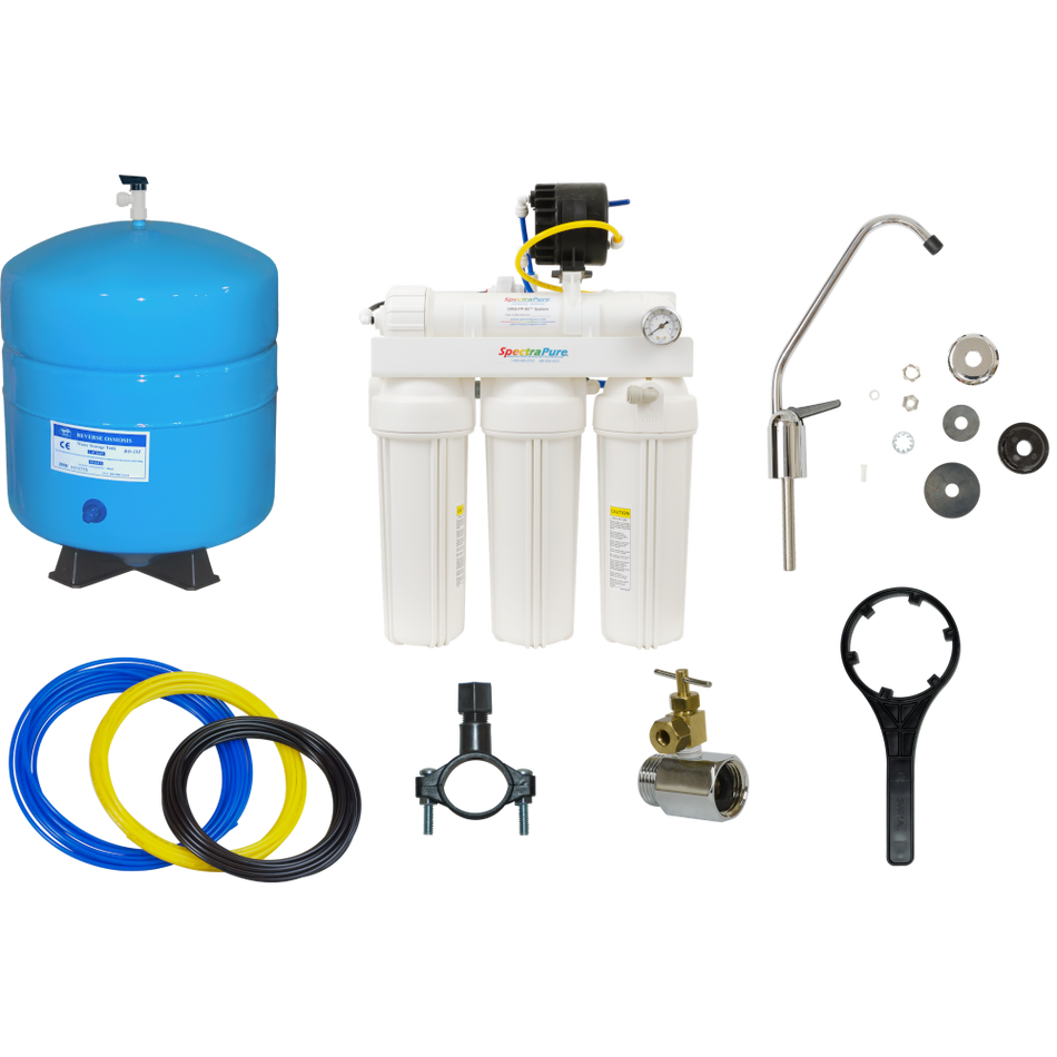SpectraPure® 90GPD Drinking Water System w/ Permeate Pump