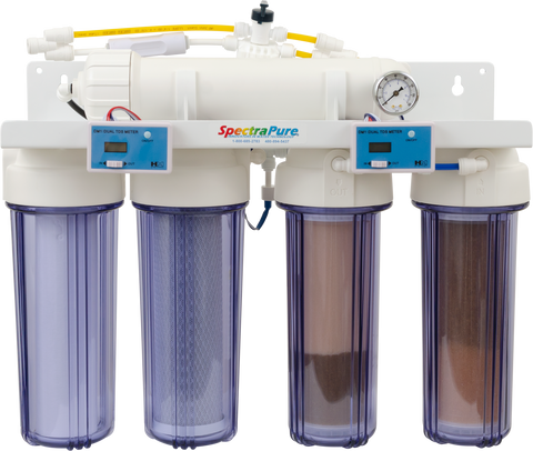 MaxCap® Manual Flush Aquarium RO/DI System — 90/150 GPD