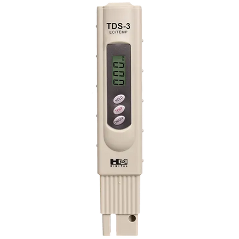 HM Digital TDS-3 Handheld TDS Meter - 0-9990 ppm -MTR-TDS-TDS3 Spectrapure