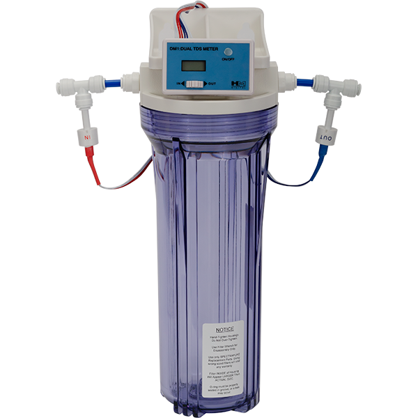 SpectraPure Single Position 10 inch Housing Assembly with TDS Meter - FA-1STA-MTR-10 - SpectraPure