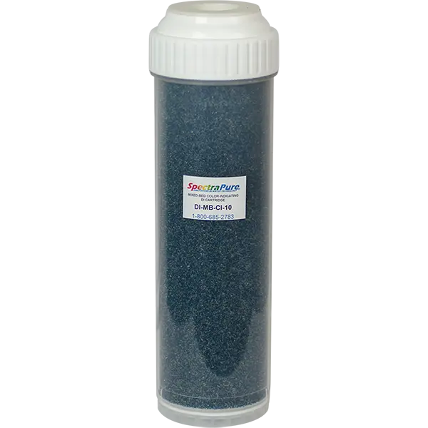 SpectraPure‚ Mixed-Bed DI Cartridge - Color-Indicating - Standard 10" - Spectrapure