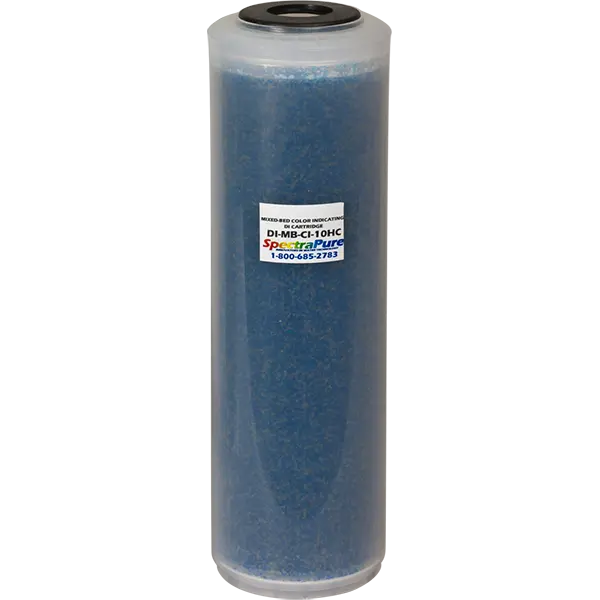 SpectraPure‚ Mixed-Bed DI Cartridge - Color-Indicating Super DI - Standard 10" - Spectrapure