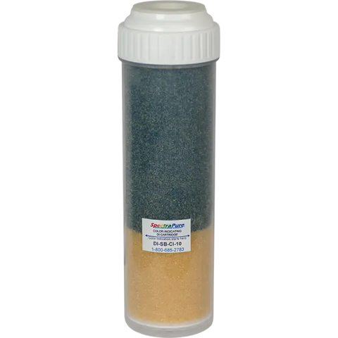 SpectraPure‚ SilicaBuster¢„¢ DI Cartridge - Color-Indicating - Standard 10" - Spectrapure