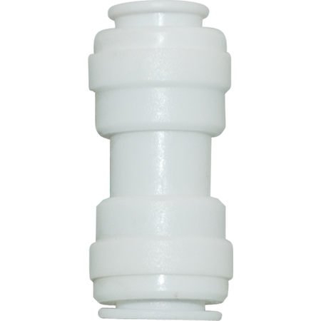 Straight Union - 0.25" Tubing Quick-Connect x 0.25" Tubing Quick-Connect - Acetal - Spectrapure