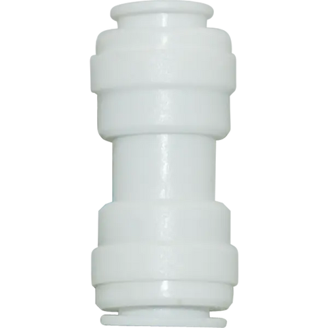 Straight Union - 0.25" Tubing Quick-Connect x 0.25" Tubing Quick-Connect - Acetal - Spectrapure