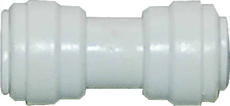 Straight Reduction Union - 3/8" Tubing Quick-Connect x 0.25" Tubing Quick-Connect - Acetal -DM-15-6-4DM-15-6-4 - SpectraPure, Inc.