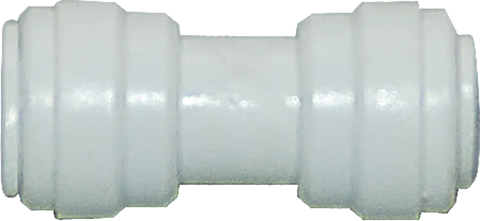 Straight Reduction Union - 3/8" Tubing Quick-Connect x 0.25" Tubing Quick-Connect - Acetal -DM-15-6-4DM-15-6-4 - SpectraPure, Inc.