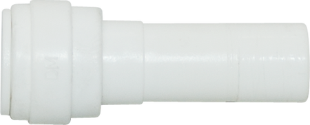 Stem Reducer - 3/8" Tubing Quick-Connect x 0.5" Stem - Acetal - Spectrapure