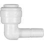 Stem Elbow - 0.25" Quick-Connect x 0.25" Stem - Acetal -DM-35-4-4