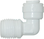 Elbow Male Adapter - 0.25 inch Quick-Connect x 1/8" MPT - Acetal -DM-40-4-2