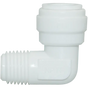 Elbow Male Adapter - 3/8 inch Quick-Connect x 0.25 inch MPT - Acetal -DM-40-6-4