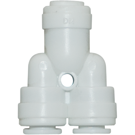 Y Union - 0.25" Tubing Quick-Connect - Acetal - Spectrapure