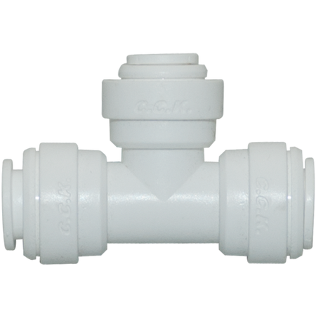 Tee Reduction Union - 3/8" x 0.25" x 3/8" Tubing Quick-Connect - Acetal - Spectrapure