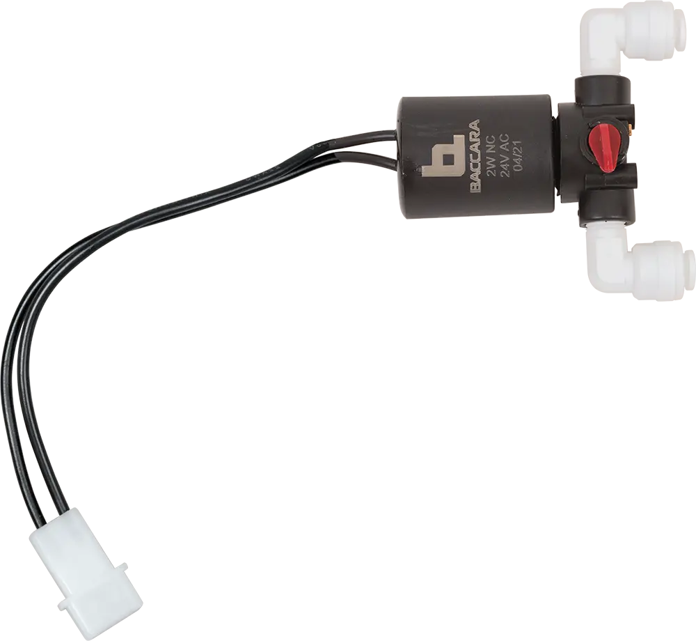 Solenoid Valve - 24VAC with 1/4" Push Connect Fittings, 1/8 FPT - SpectraPure