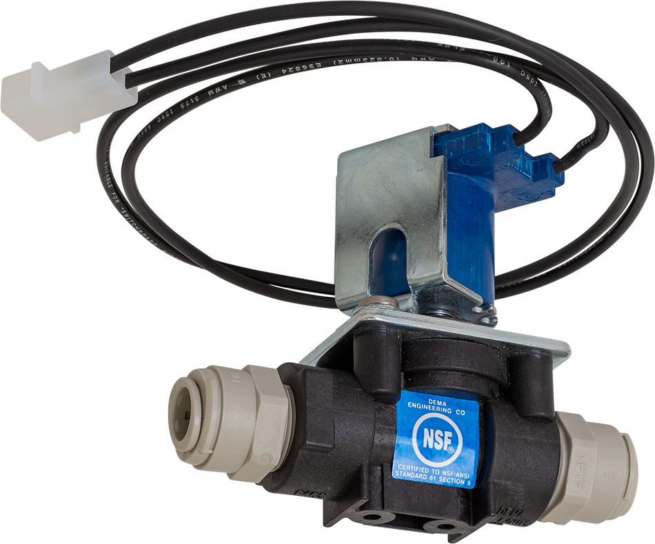 Solenoid Valve Assembly with 3/8" Quick Connect Fittings, 24VAC DEMA - SpectraPure