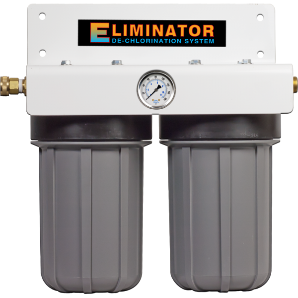 SpectraPure Eliminator Dechlor 2 Stage 10" Big-Grey Dual Carbon Dechlorination Filter - Spectrapure