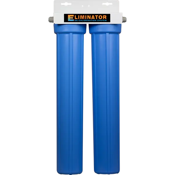 SpectraPure Eliminator Dechlor  2 Stage 20" Dual Carbon Dechlorination Filter System - Spectrapure