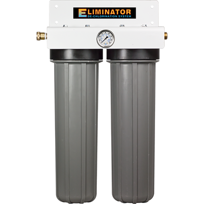 SpectraPure Eliminator Dechlor 2 Stage 20" Big-Grey Dual Carbon Dechlorination Filter - Spectrapure